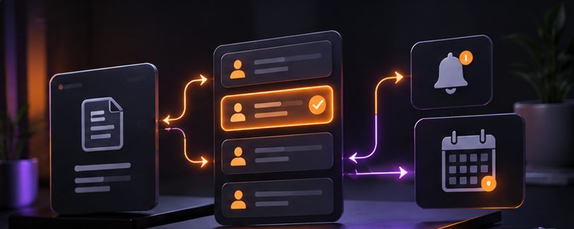 Suivi interne automatisé : demande, assignation, notification et planning